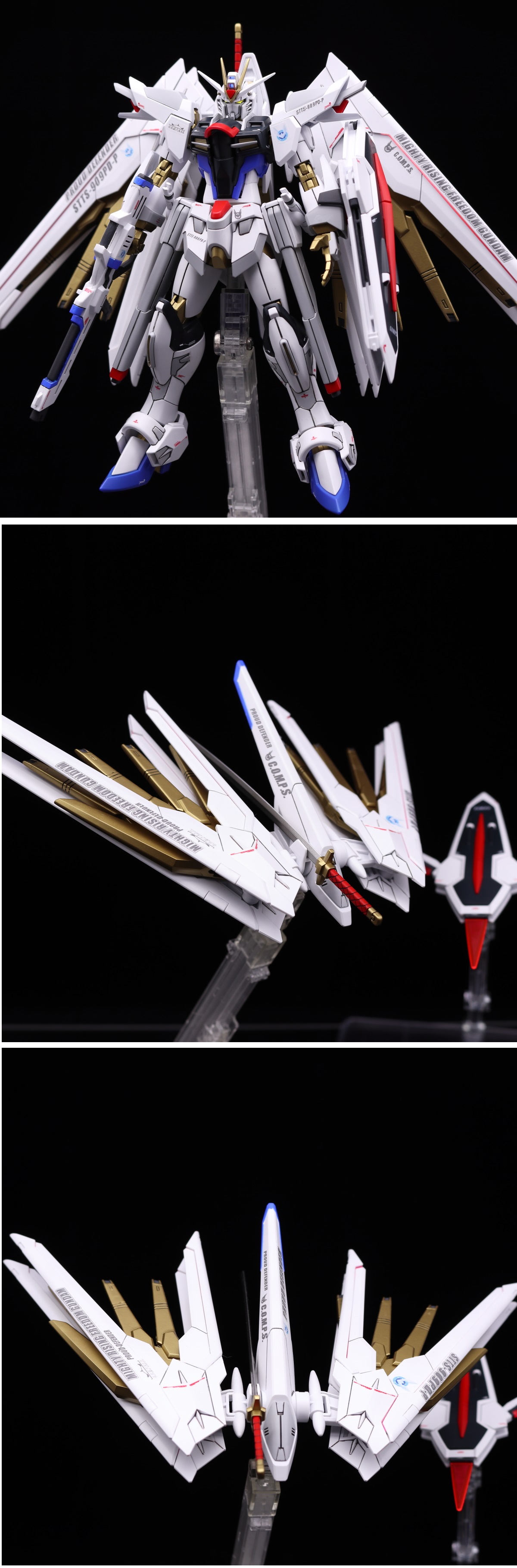 HGCE 1/144 マイティーライジングフリーダムガンダム マイティーストライク 劇場版 機動戦士ガンダムSEED FREEDOM 改修全塗装済み完成品
