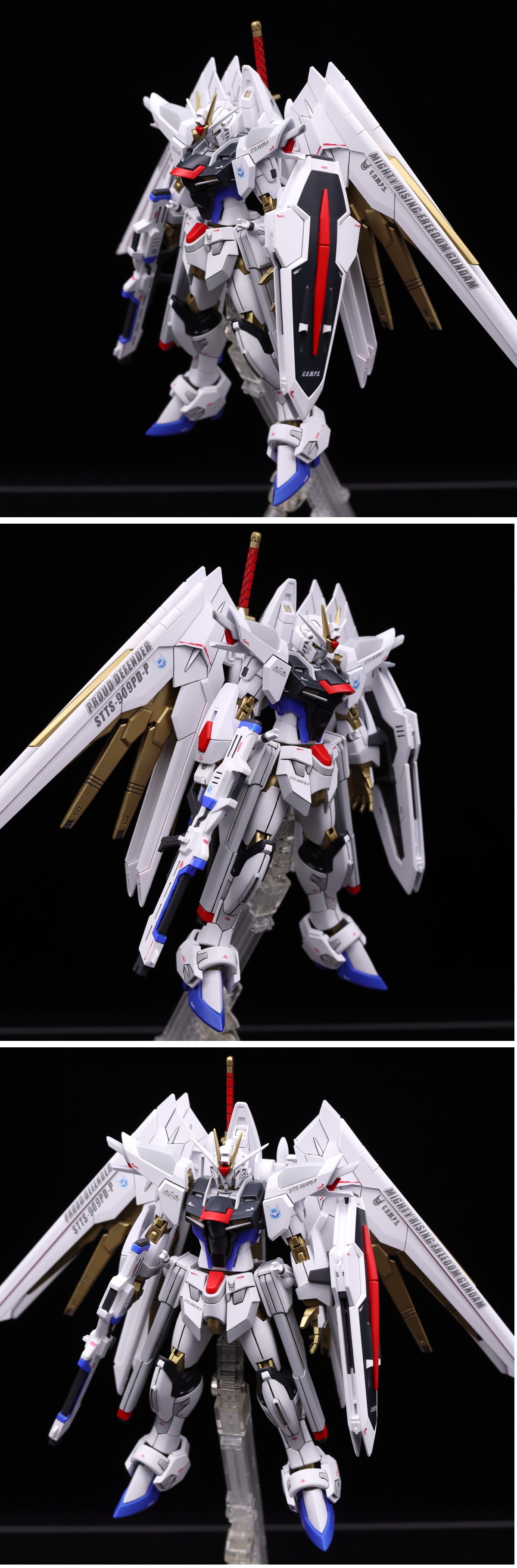 HGCE 1/144 マイティーライジングフリーダムガンダム マイティーストライク 劇場版 機動戦士ガンダムSEED FREEDOM 改修全塗装済み完成品